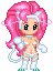 Felicia Darkstalkers pink pixel doll.