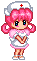 Nurse joy pixel doll.