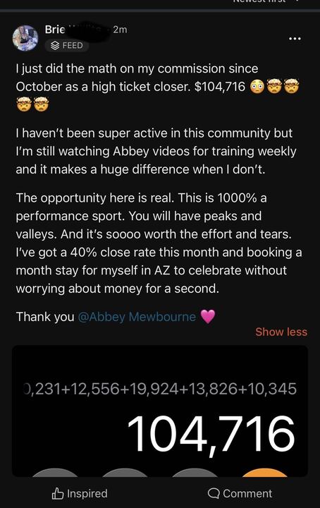 Client earned $104k
