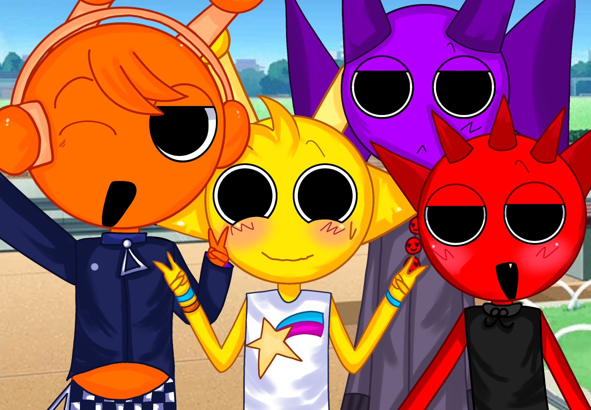 RS group photo real || art by me