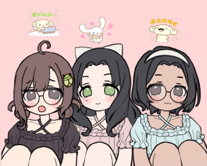 my trio ♡