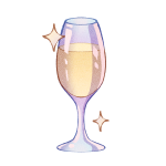 Champagne Glass Trinket