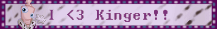 I love Kinger fan banner