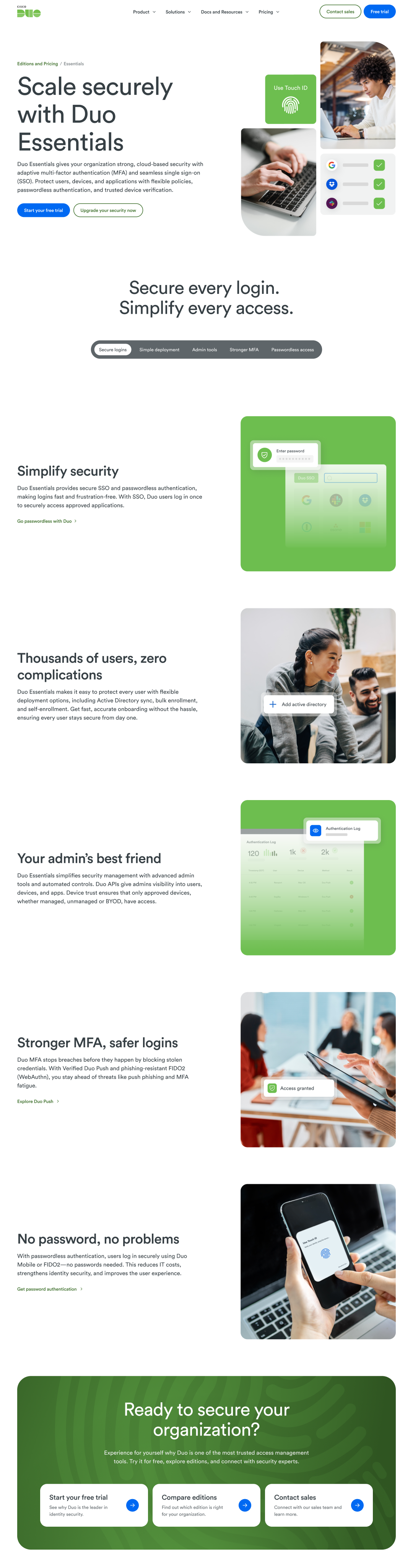 image of website template