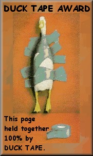 Duck tape: This website is 100% held together by duck tape