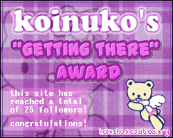 Getting there: this site has reached a total of 25 followers