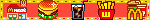 Fast food pixel art blinkie