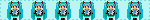 Hatsune Miku dancing and spinning