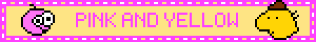 Smiling Friends pink and yellow