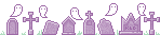 Cementery with ghosts divider