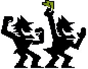 Deltarune Shadow guys waving money