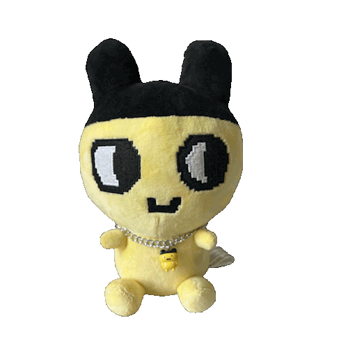 Mametchi plushie spinning