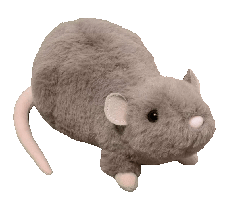 Rat plushie spinning