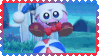 Kirby Marx's Star Allies idle animation where he bounces on his ball