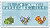 Pokemon all starters with the text 'still one of life's hardest decisions'
