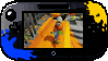 Splatoon with a border shaped like the Wii U