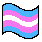 pixel art of the trans flag