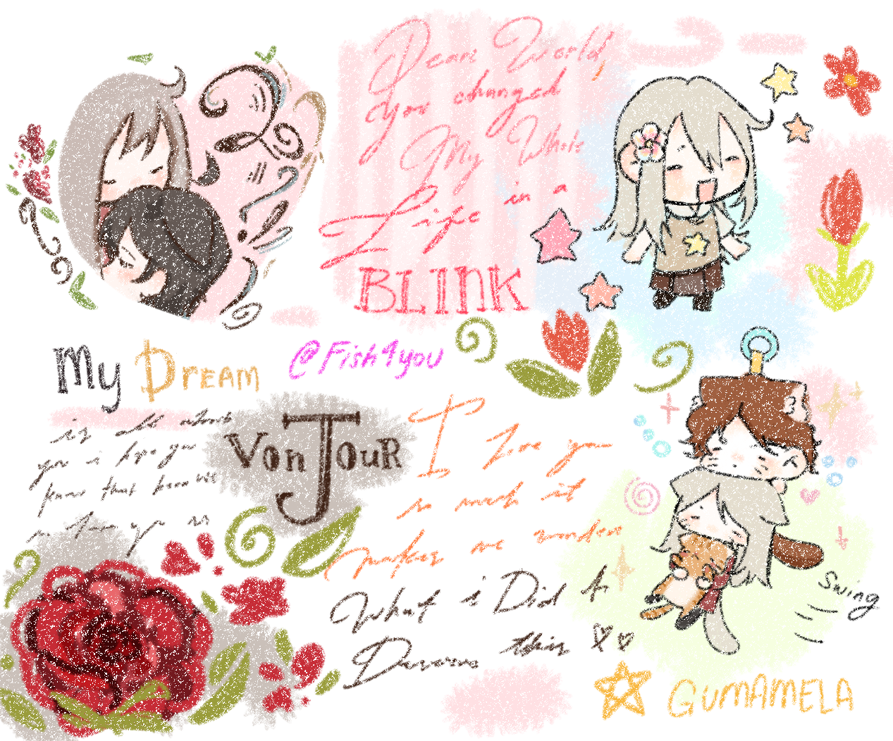 made by my lover - Mine and their oc/persona together 💌