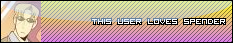 userbar displaying a picture of Richard Spender from Paranatural with the word 'This user loves Spender'