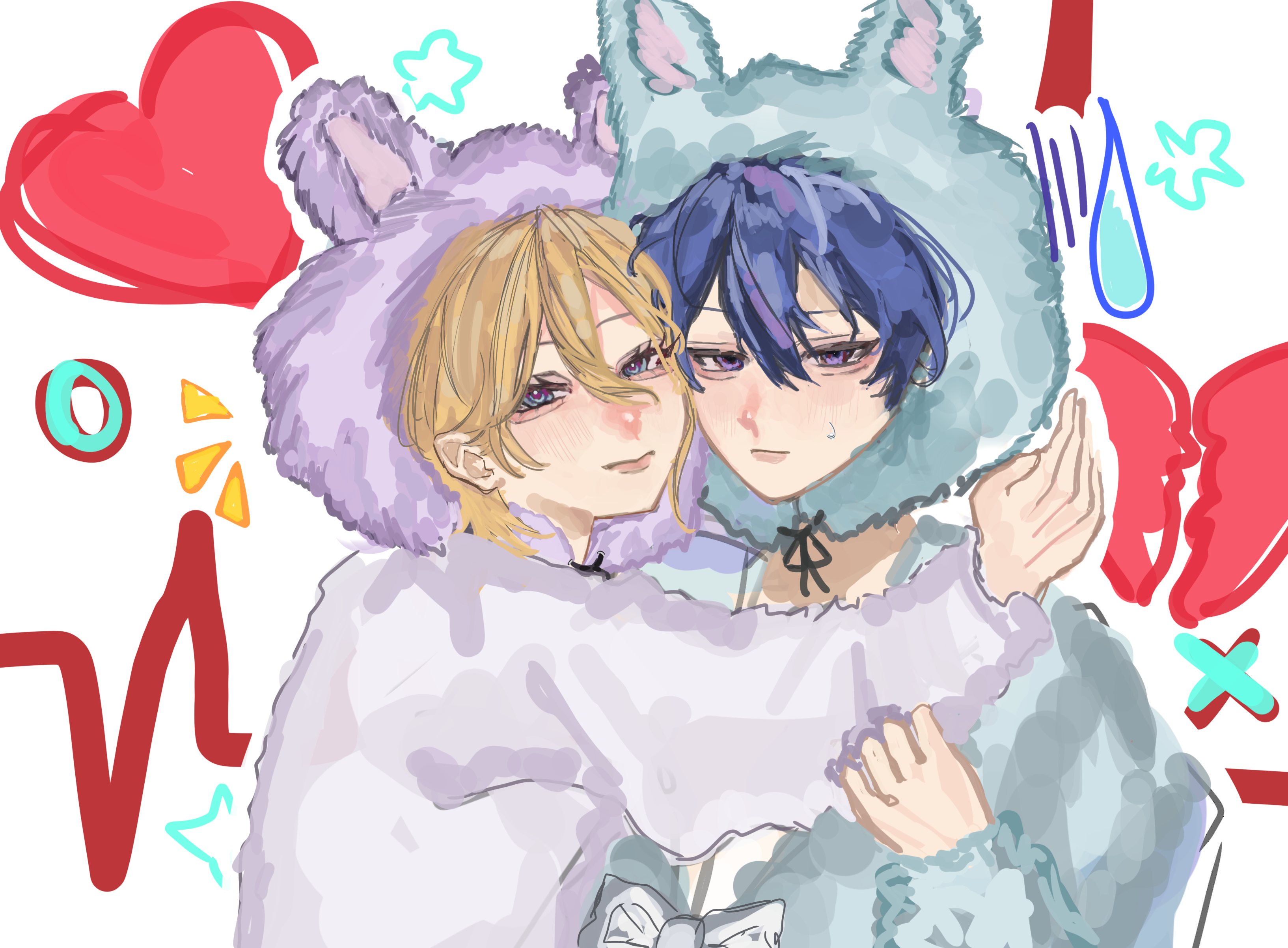 4 , matching pfps that were supposed to have a matching banner BUT I WAS TOO SWAMPED WITH😂