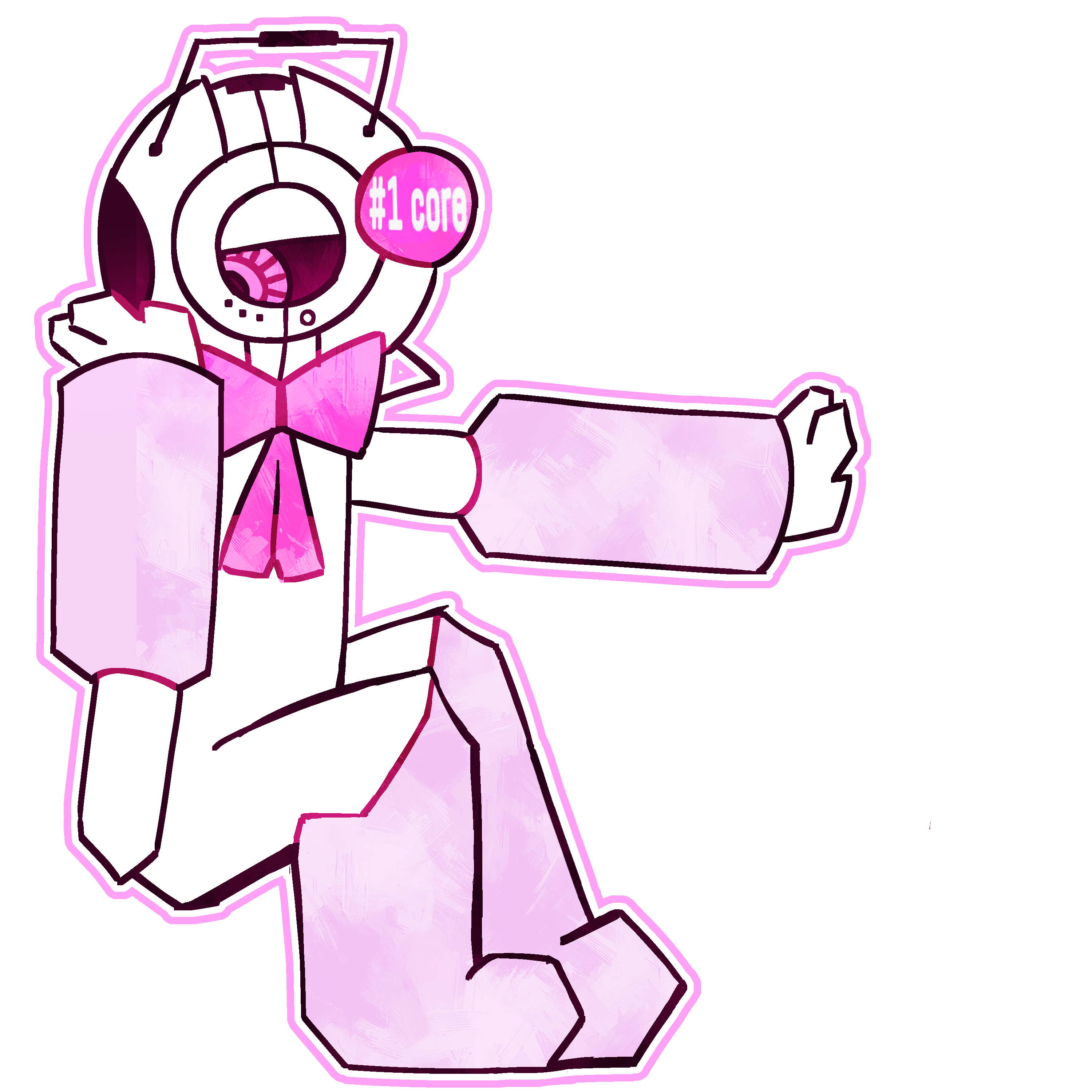 my ego core fanart :DDD
