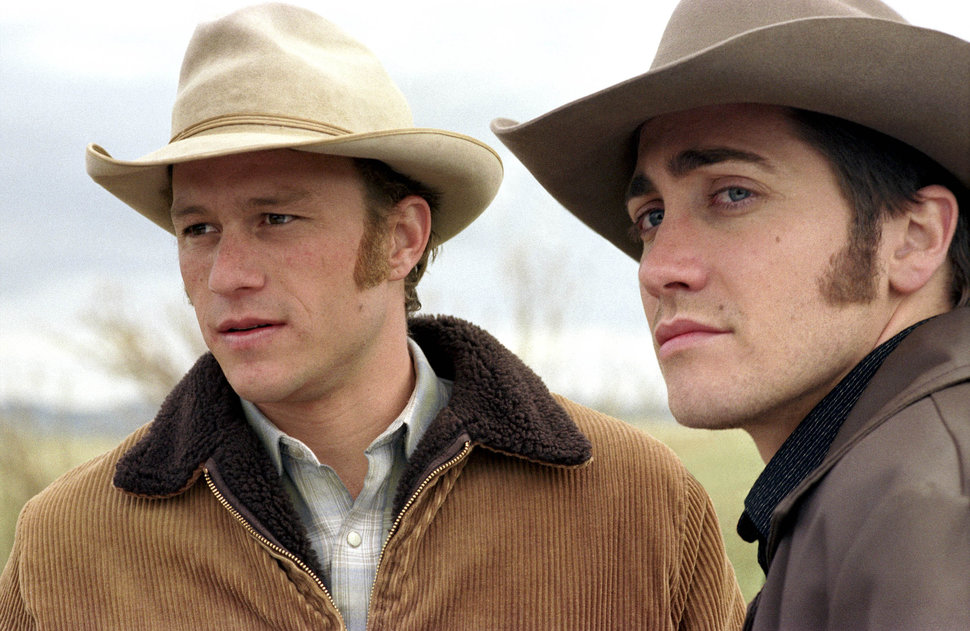 a poster of brokeback mountain the movie