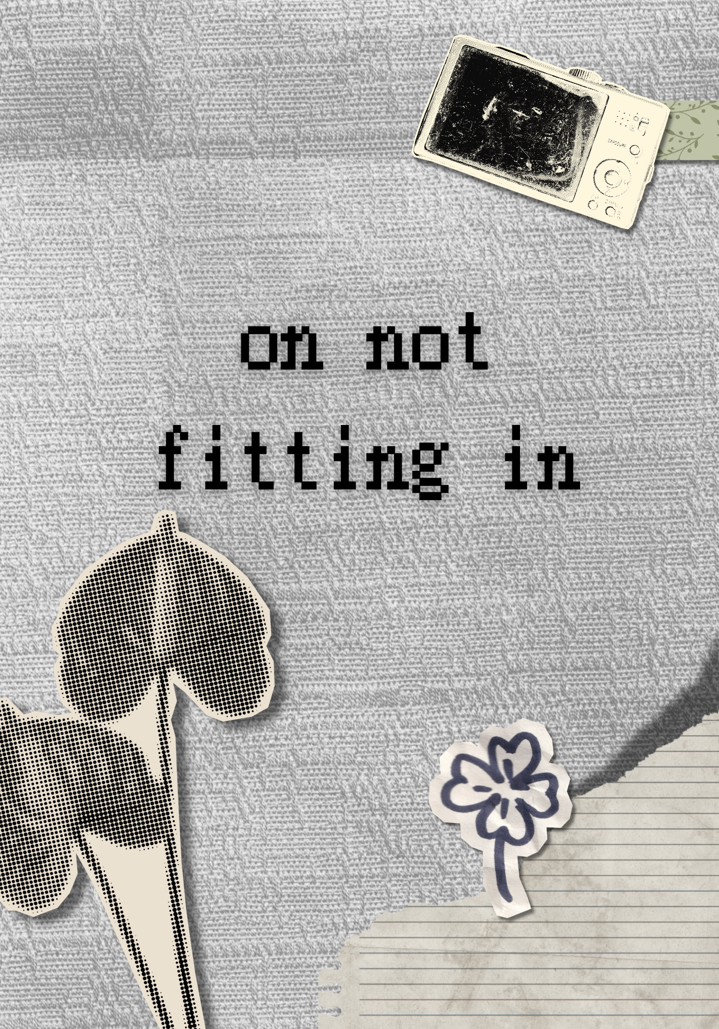 Cover of on not fitting in