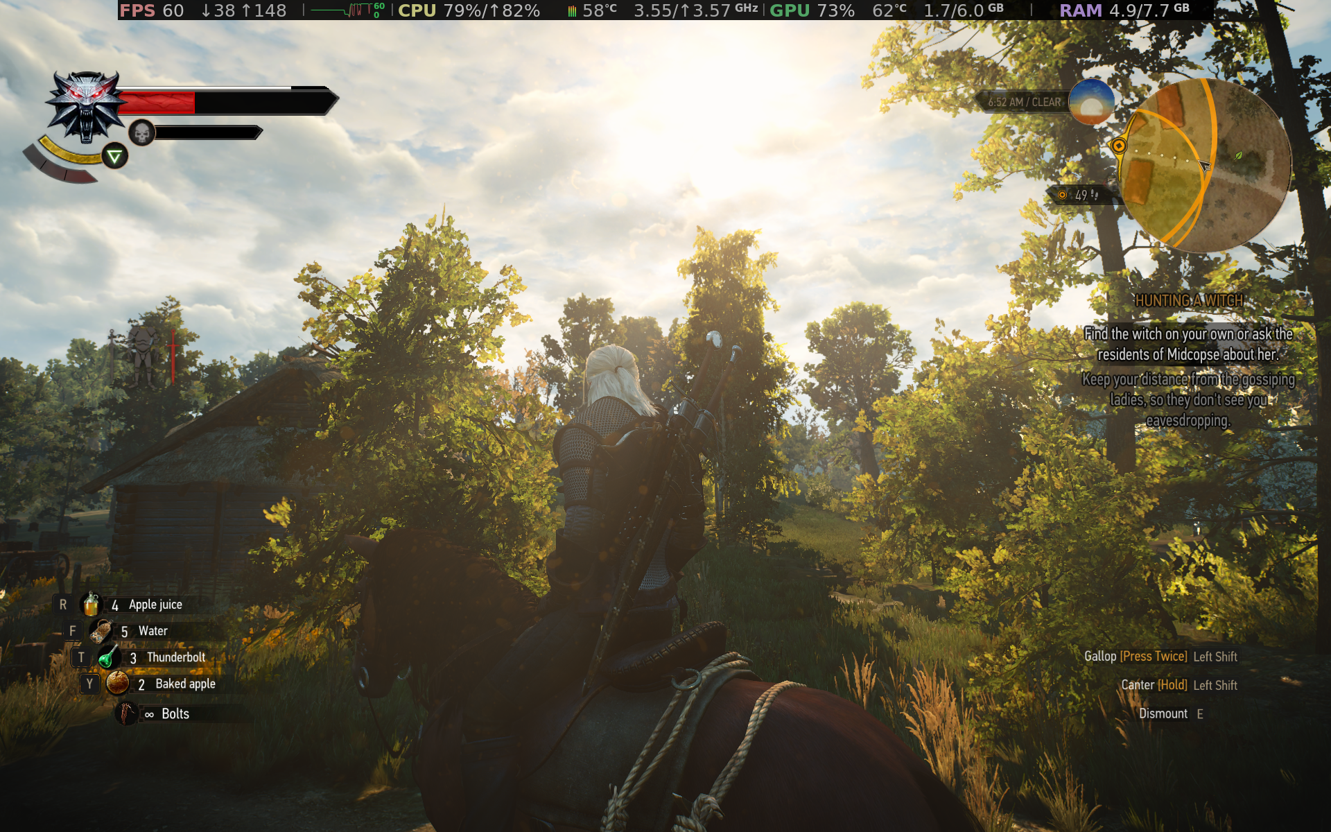 [The Witcher 3 Benchmark Screenshot]
