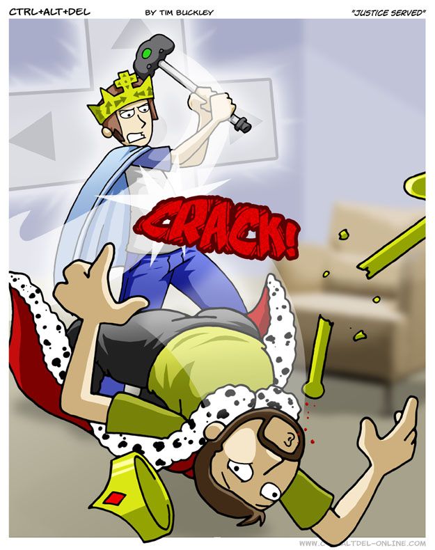 Justice Served! ctrl+alt+del