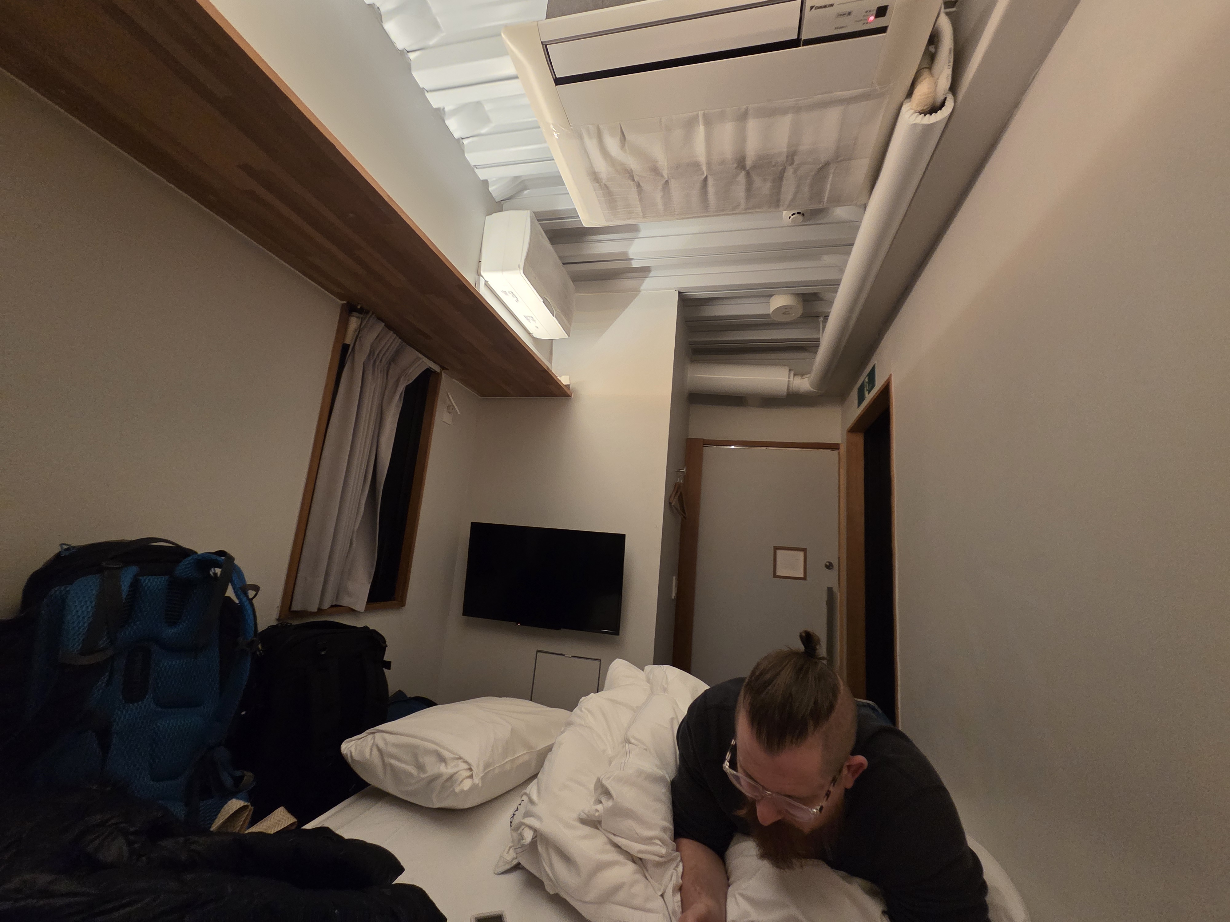 Is it a closet Hostel Room