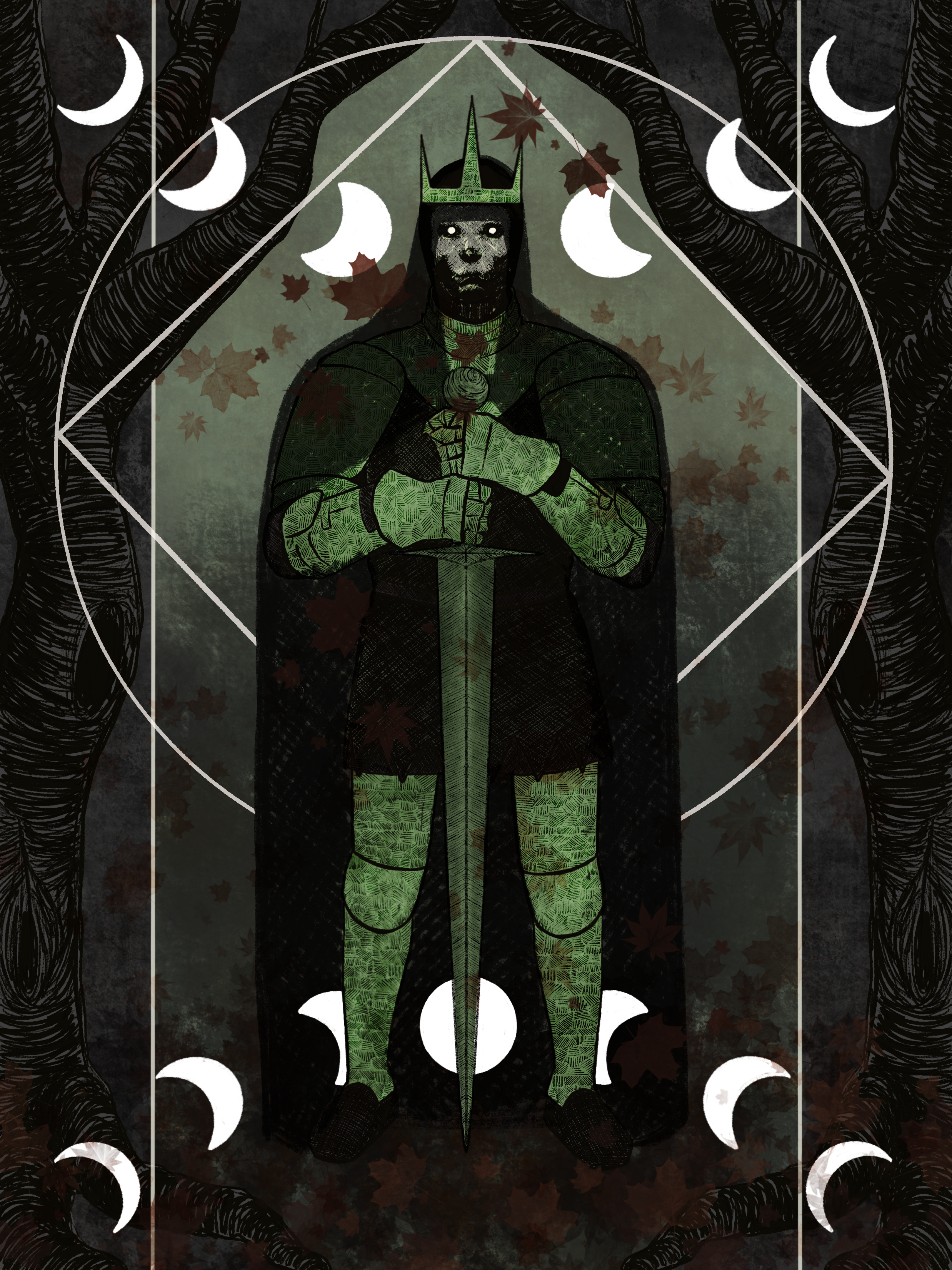 Zine illustration on the theme of time