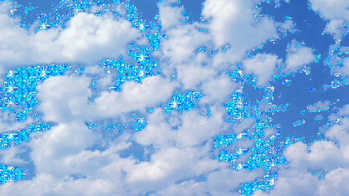 glittery clouds picture