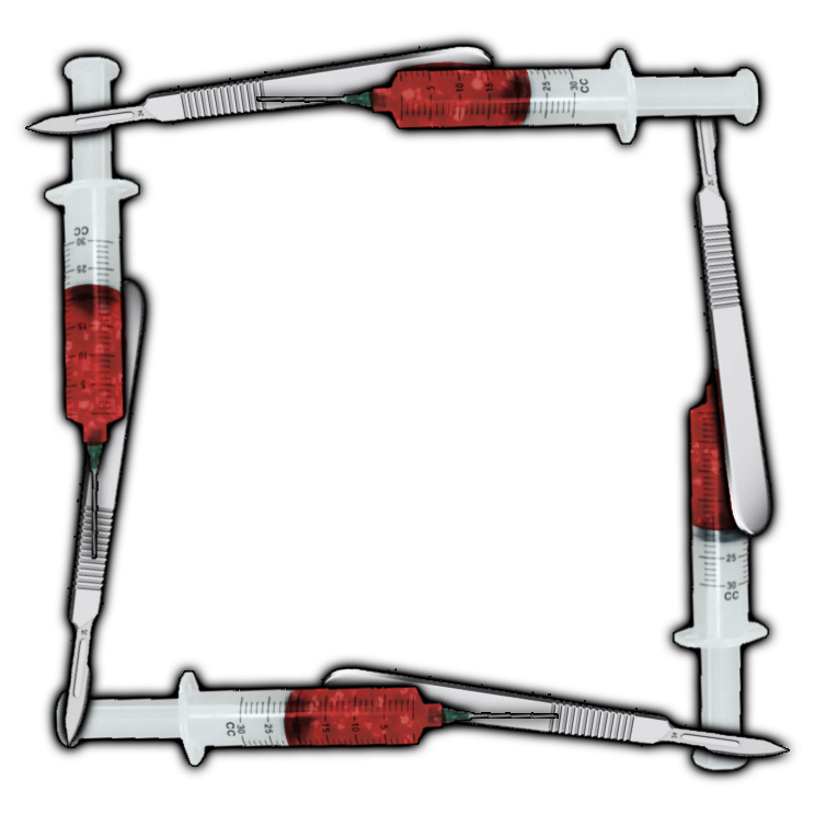  Syringe and scalpel 2 