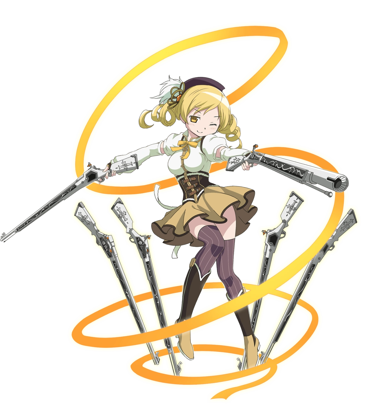 Mami Tomoe splash art. I can't tell where it's from.