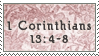 1Cor13:4-8