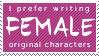 IPreferWritingFEMALECharacters