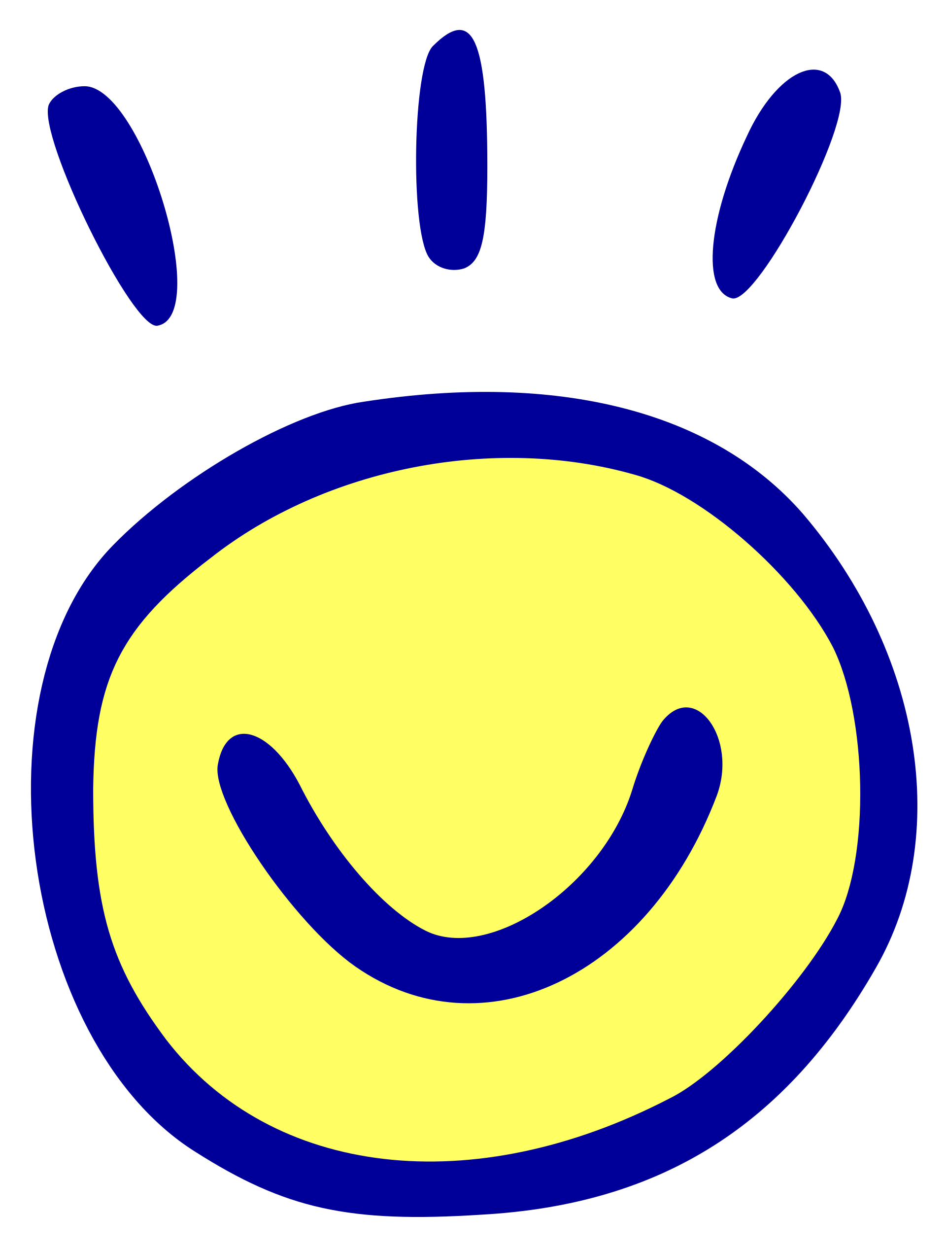 the blue and yellow toki pona logo