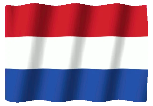 a gif of the flag of the netherlands billowing