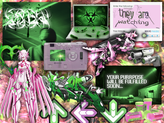 Pink Digital Collage