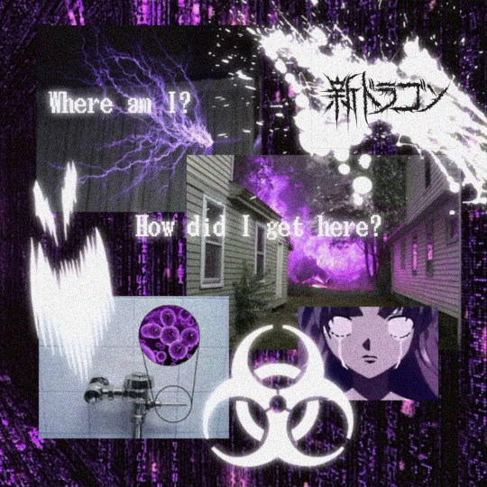 Purple Digital Collage