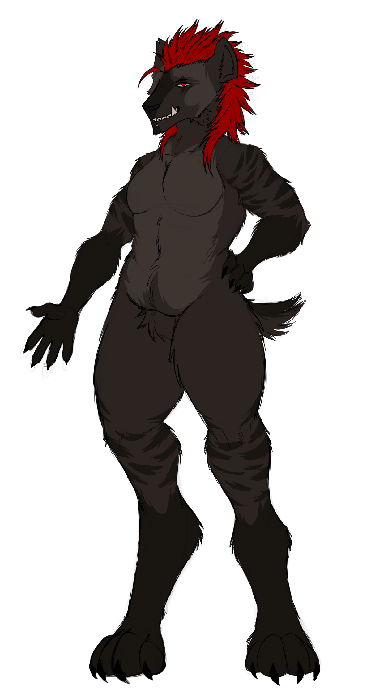Flat color commission example