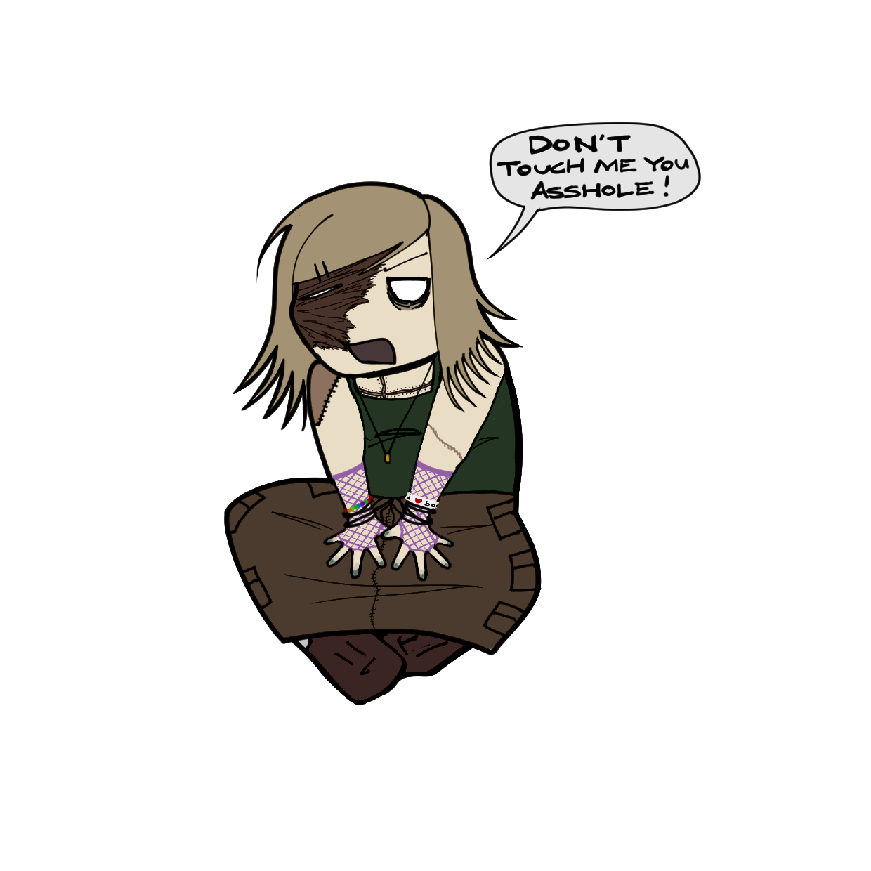 angry masha chibi