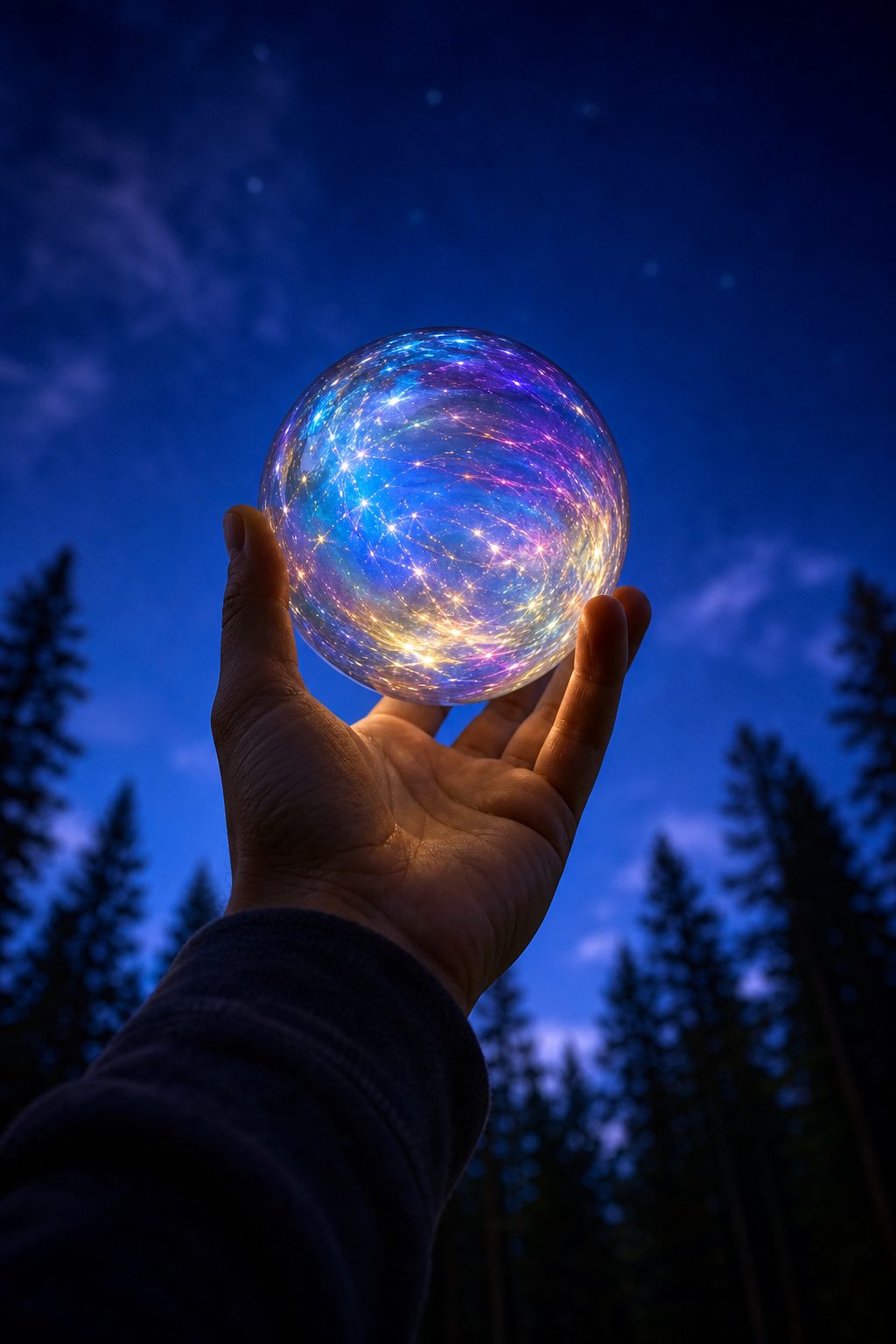 Holding the Cosmos in Glass