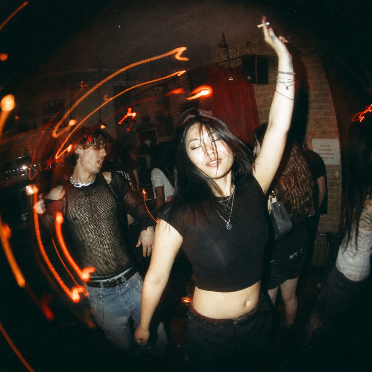 Neon Blur Nightclub Energy