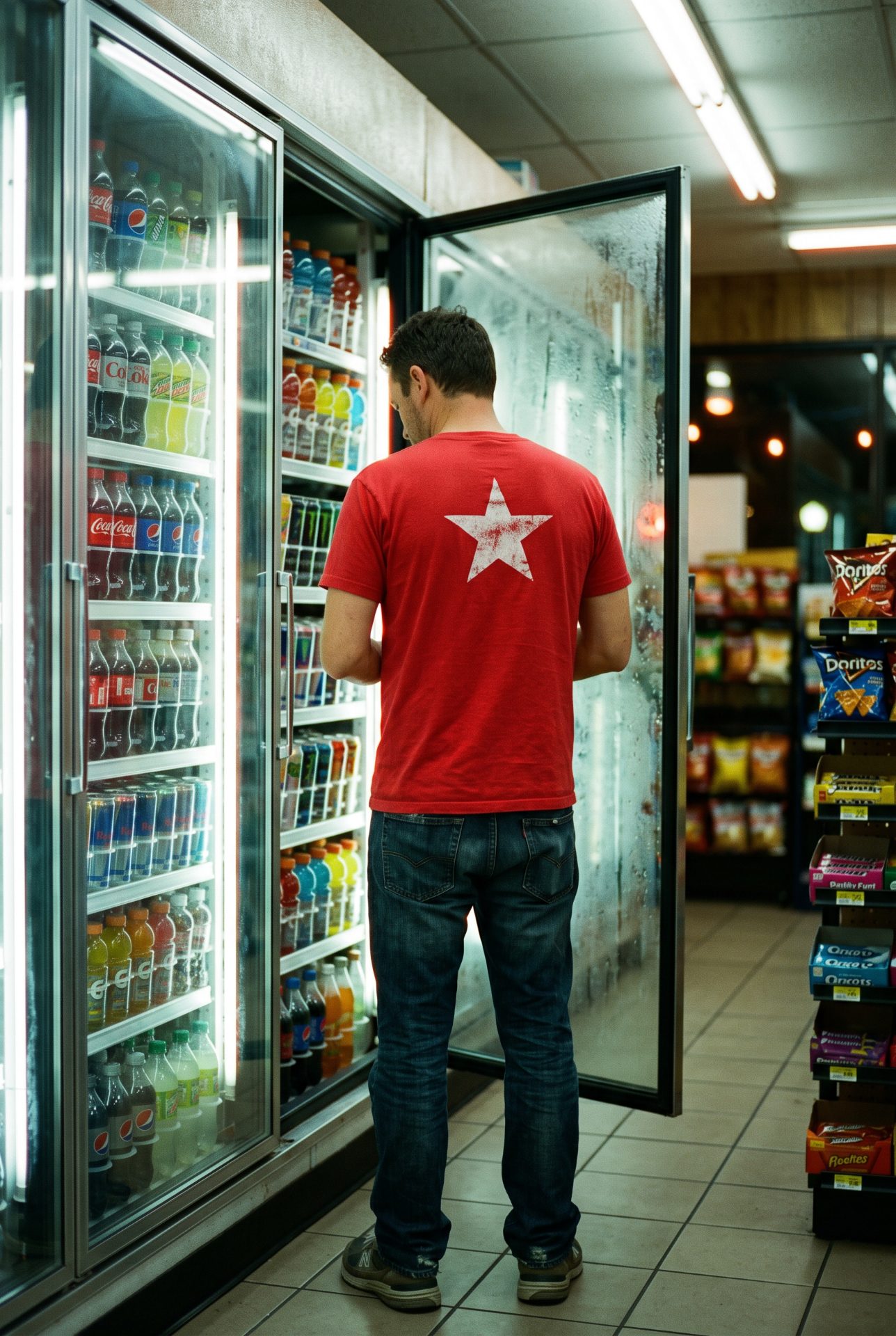 Midnight Snack Search at Convenience Store