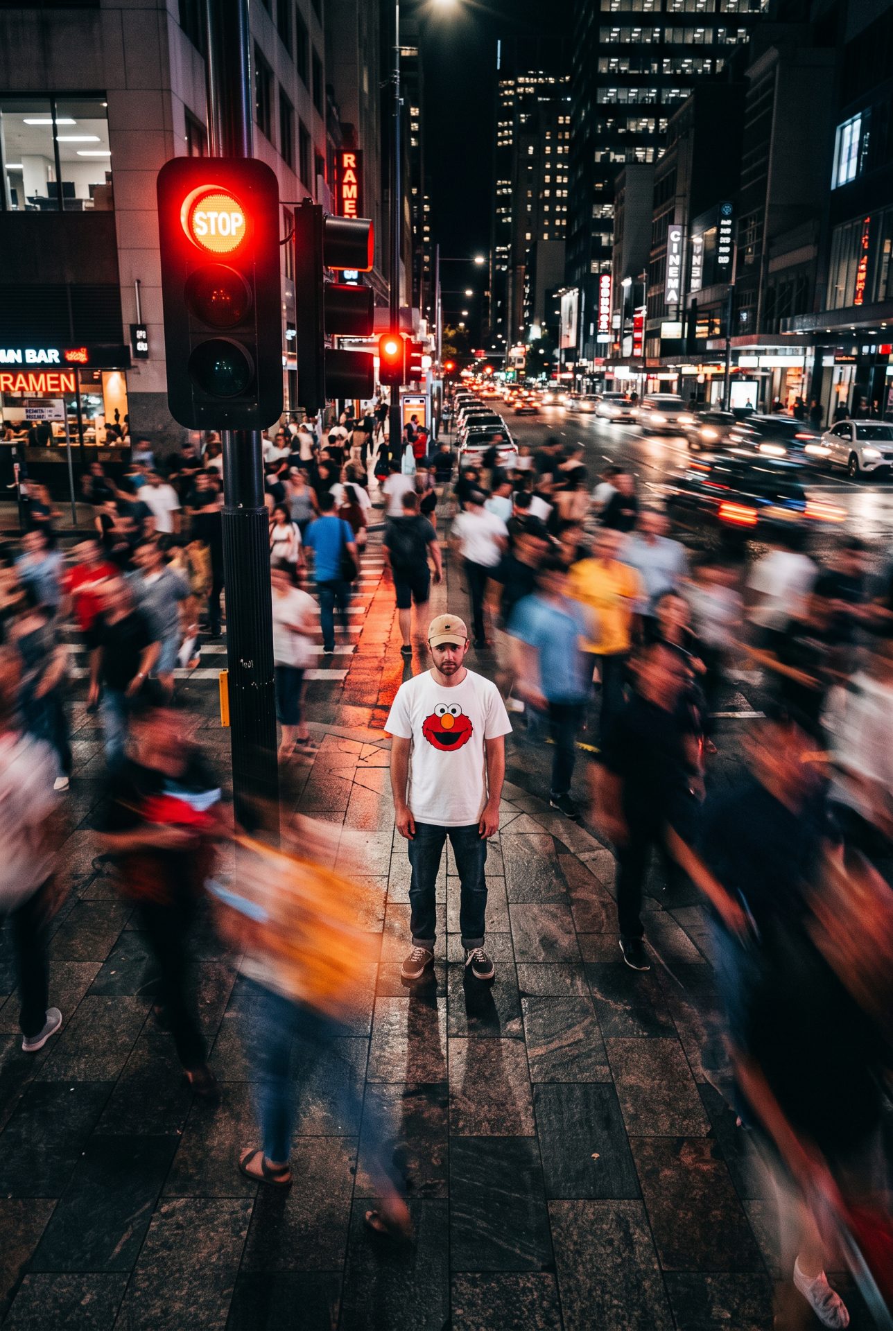 Stillness in the Urban Rush