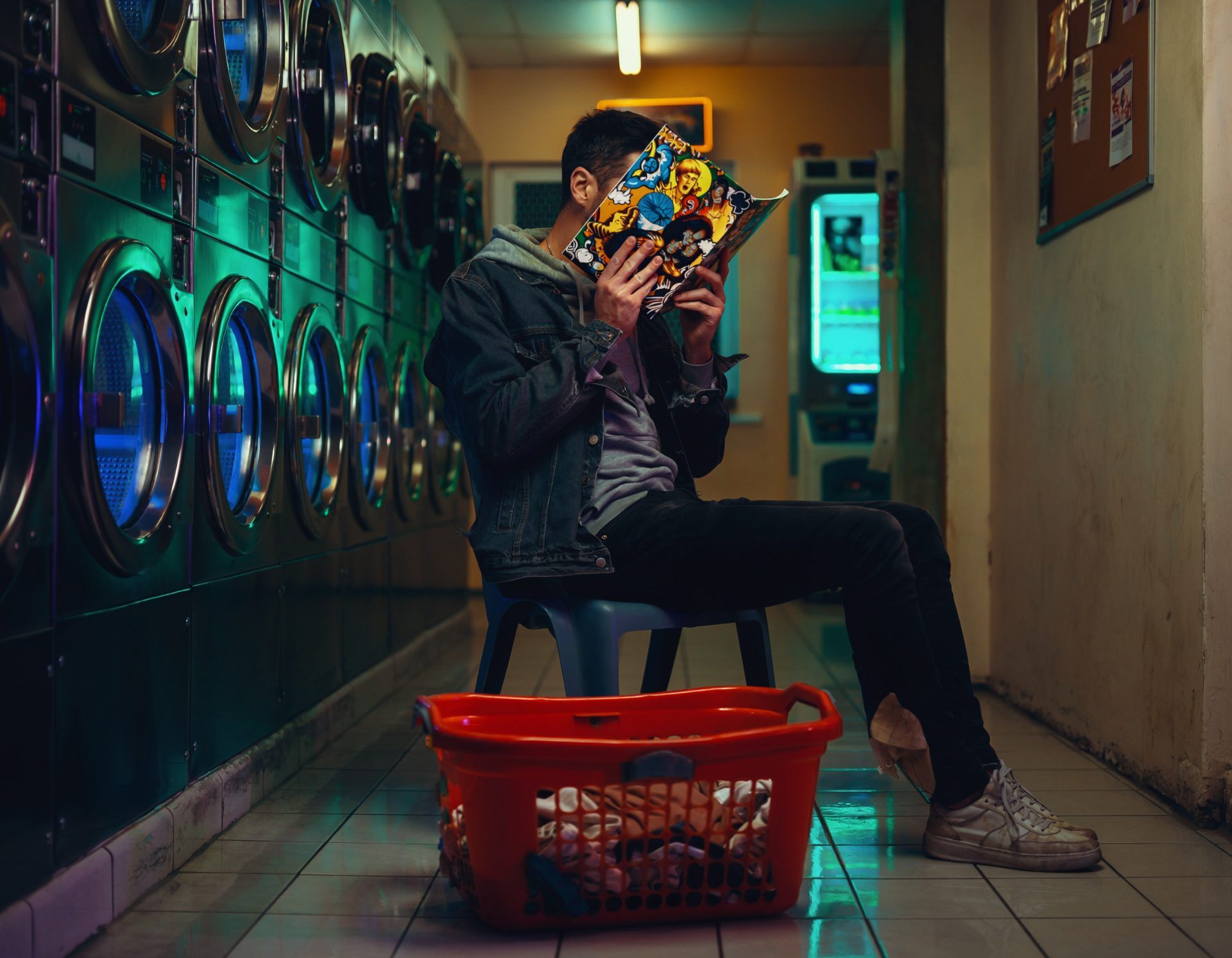 Late Night Laundromat Reading