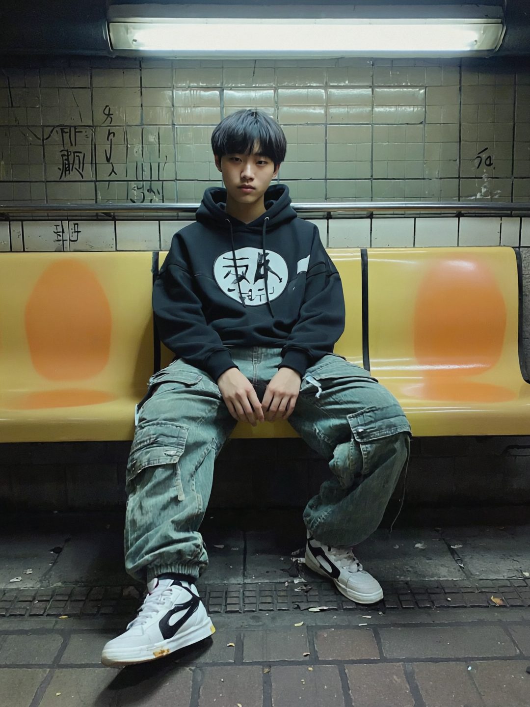 Subway Station Streetwear Portrait