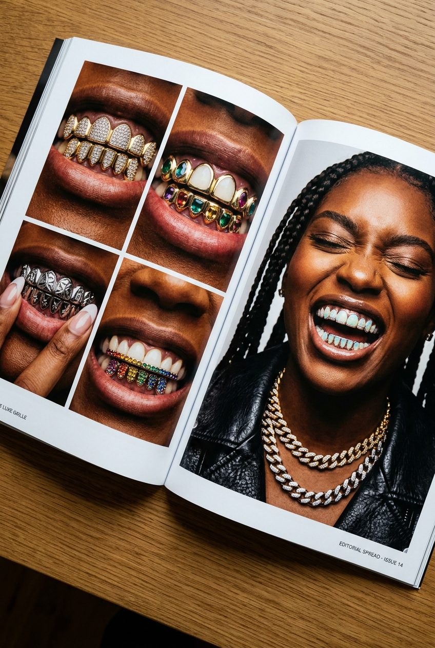 High Fashion Magazine Grills Spread