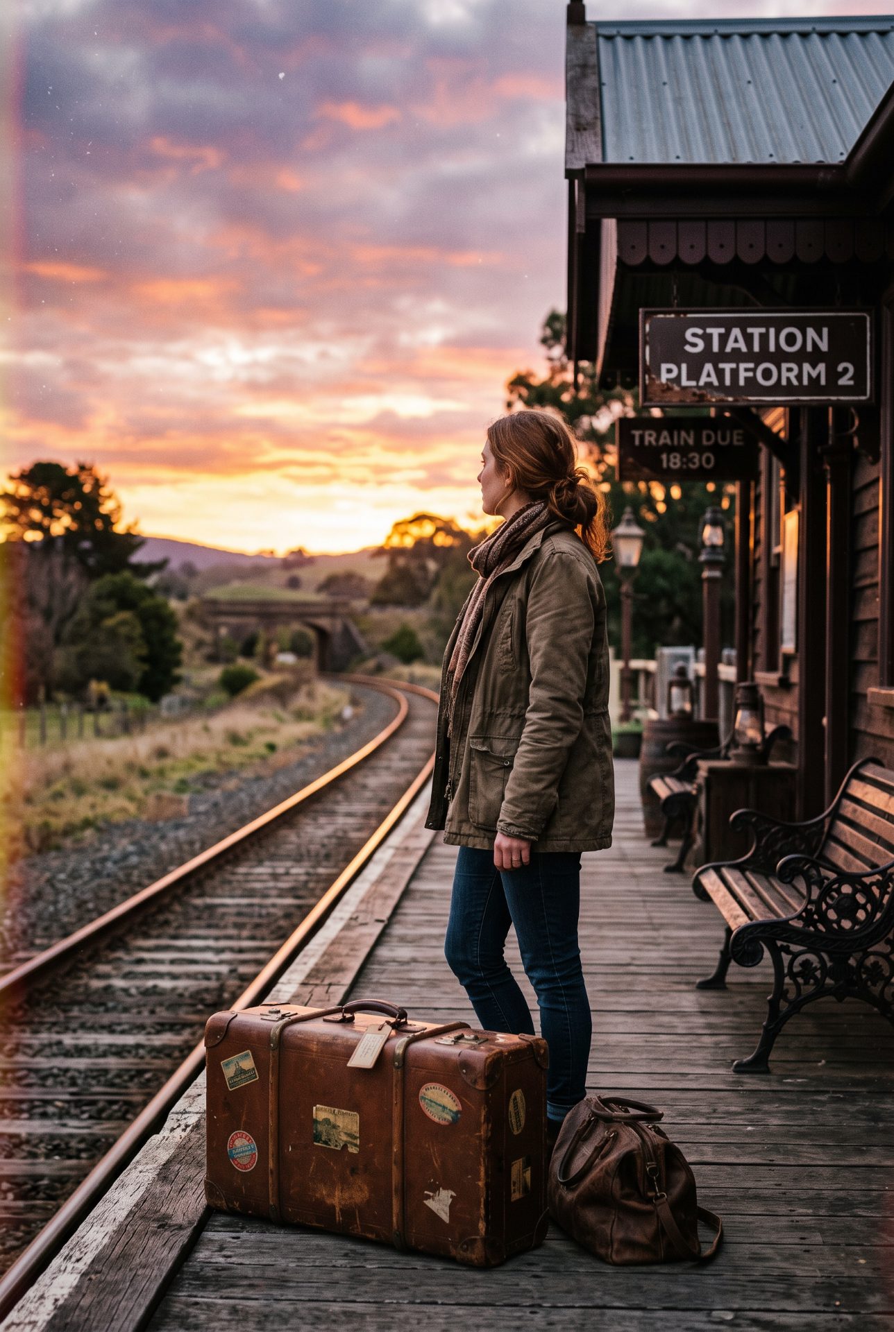 Waiting for the Evening Train